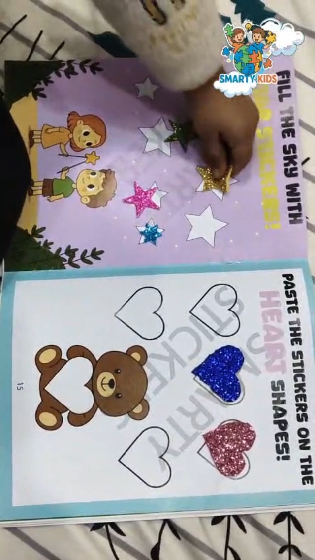 Watch smarty stickers book overview on Amazon Live
