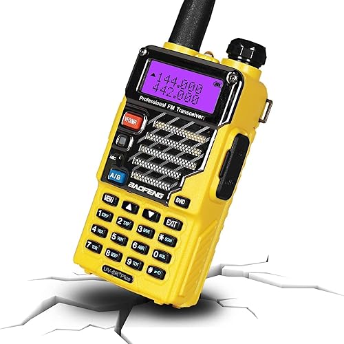Miniatura 8 de BAOFENG UV-5R+ Plus Radio bidireccional, largo alcance para adultos, recargable con auricular, walkie talkie para exteriores, 144-148 420-450 MHz,