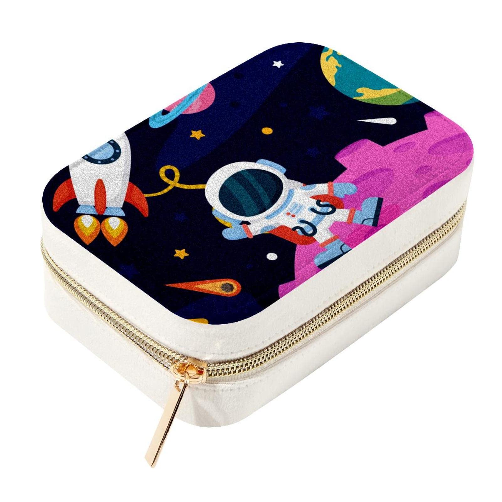 Bolso de joyería con cremallera de metal Space Planet, el detalle ideal para sorprender