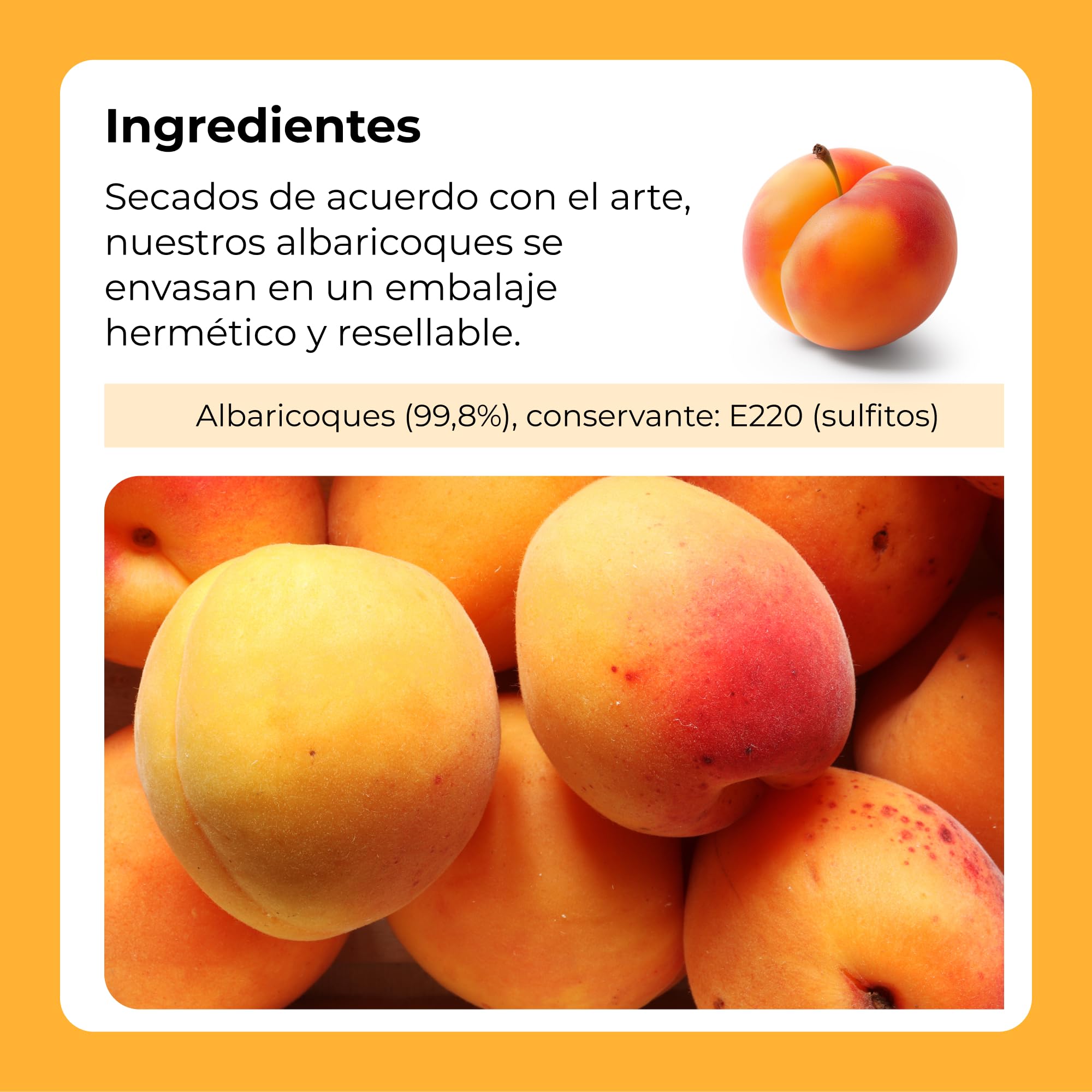 Albaricoques Secos | 1Kg Orejones de Albaricoques | Desecados y Nutritivos | Fruto Saludable de Gran Calibre | Sin Azúcar | Alto en Fibra | Sin Gluten | Vegano y Vegetariano | Dorimed