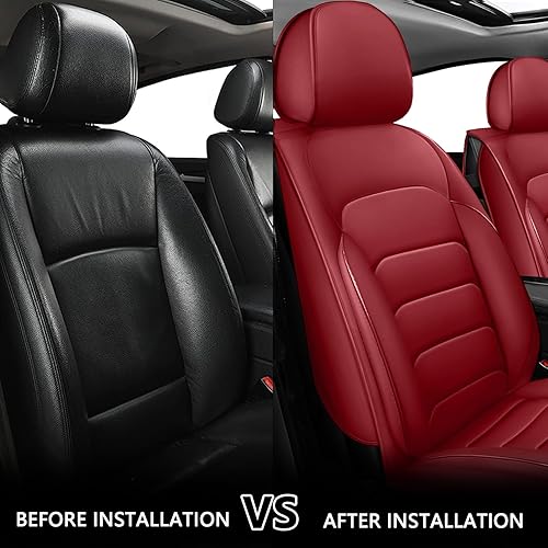 Miniatura 7 de Juego completo de accesorios para fundas de asiento de automóvil para Ford Maverick 2022-2023, fundas de asiento delantero de cuero antideslizante