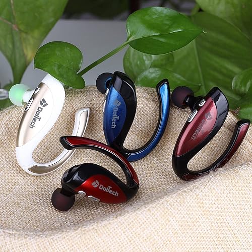 DolTech - Auriculares inalámbricos verdaderos auriculares deportivos Bluetooth 50 auriculares TWS IPX7 impermeables CVC80 con cancelación de ruido