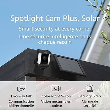Amazon Official: Introducing Ring Spotlight Cam Plus, Solar