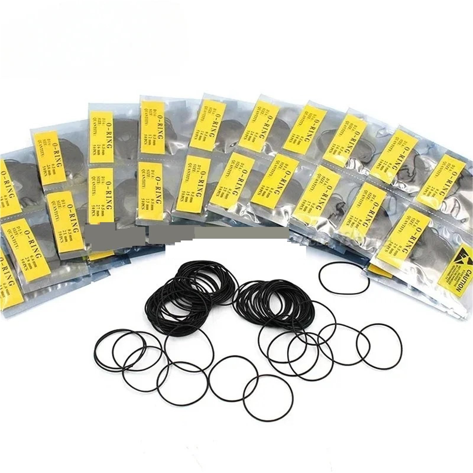 Maryear 0.6-950Pcs O Ring Watch Gasket 2Sets Watch Back Gasket 12-30Mm Case Rubber Waterproof O-Ring Repair Tools 0.5/0.6/0.7Mm Thickness(0.6-950Pcs)