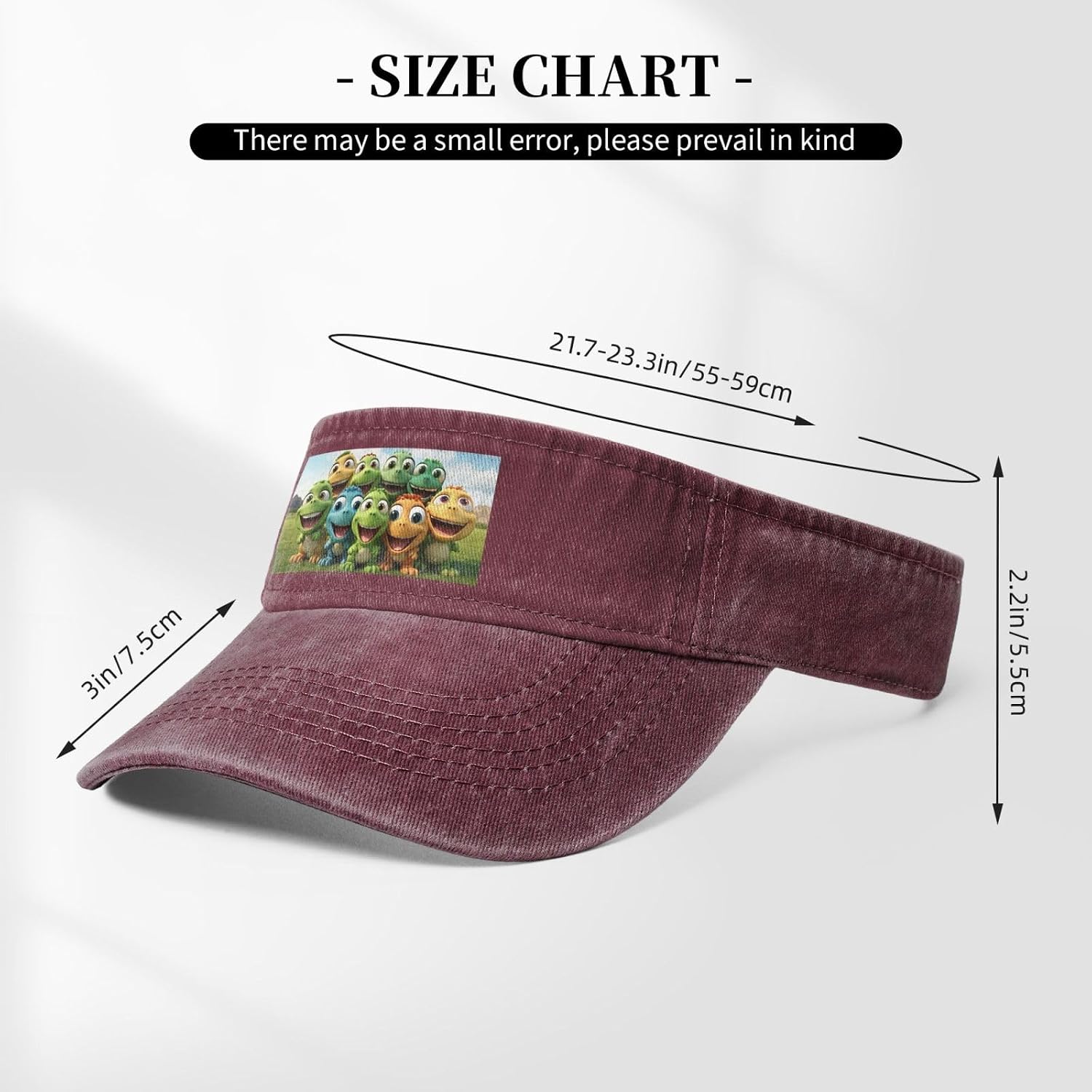 Colorful Dinosaurs Print Sport Sun Visor Hats Cotton Ball Caps Empty Top Baseball Sun Cap for Men Women
