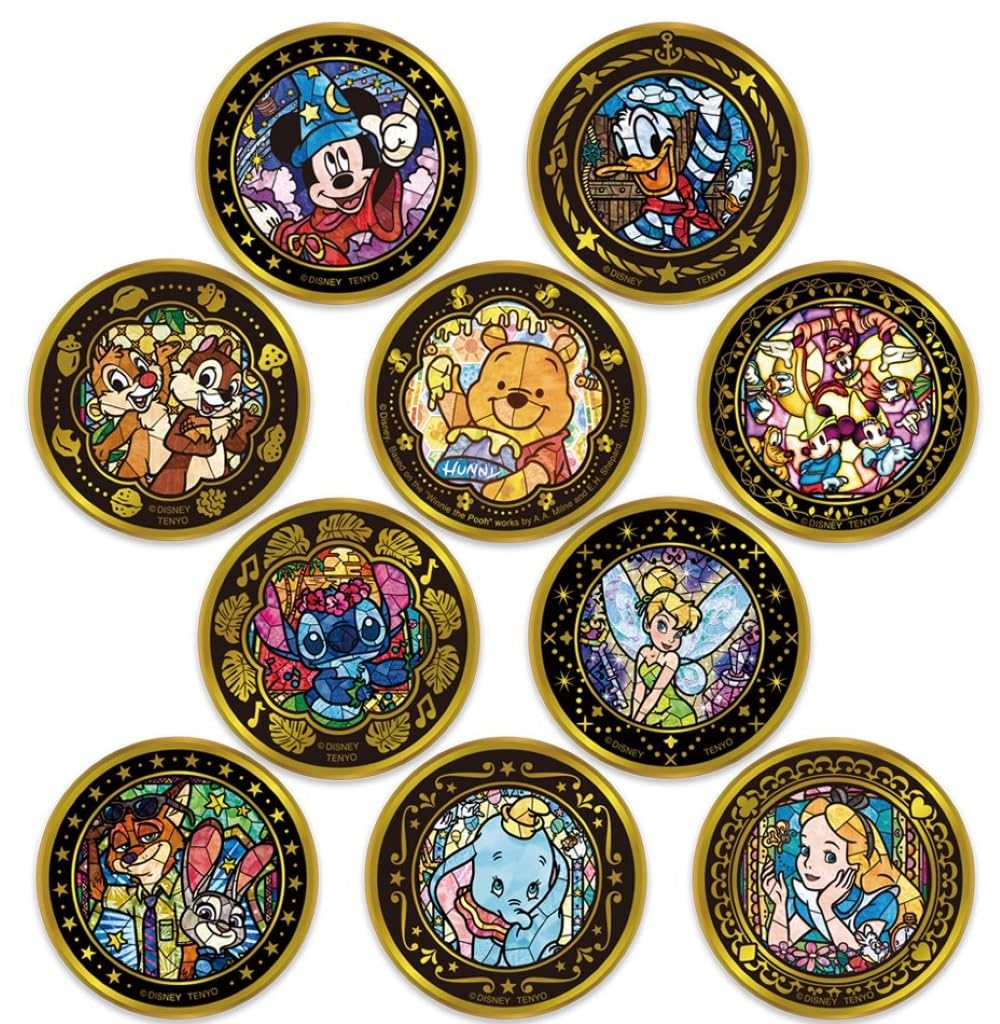 Amazon | テンヨー(Tenyo) 圧倒的な 金バッジ ディズニーキャラクター 