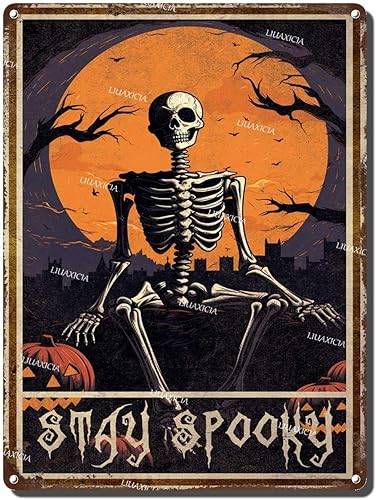 Vista 9 de Letrero decorativo de metal Salem Sanctuary for Wayward Cats Cat Halloween para bares, restaurantes, bares, hoteles, zoológicos, cafeterías, 8.00 x