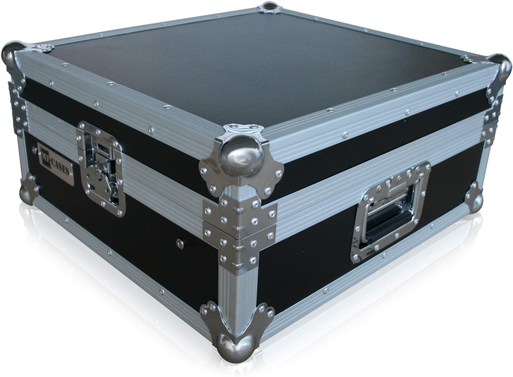 MF-Cases Mixercase 10HE 19 Inch Butterfly Rack Flight Case Mixer Case DJ Siderack