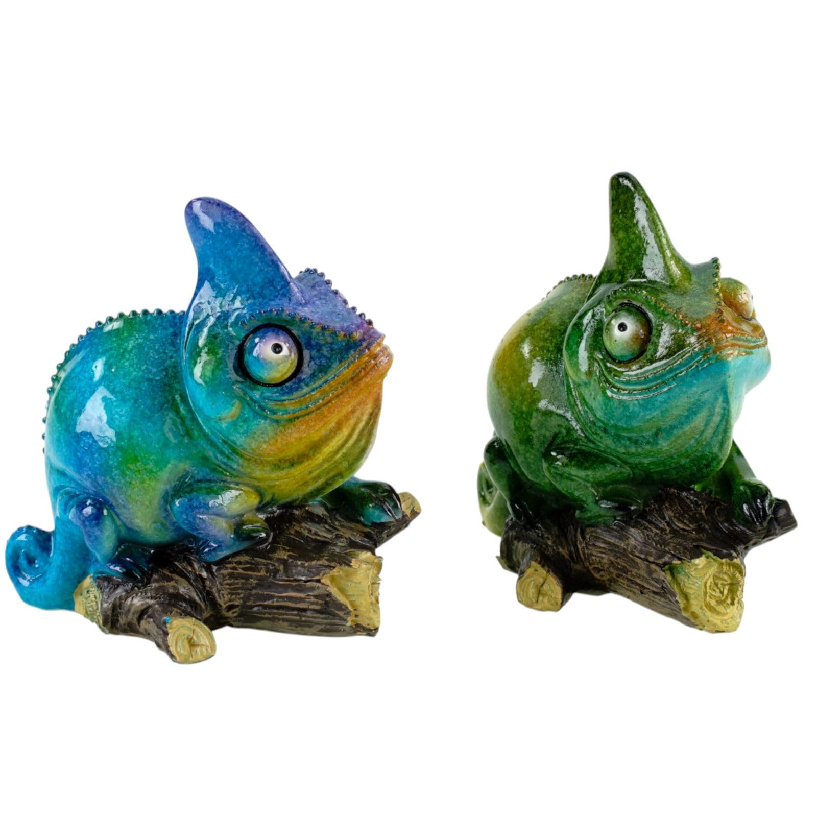 Figurine animale amusante caméléon Fritzi pour une table moderne