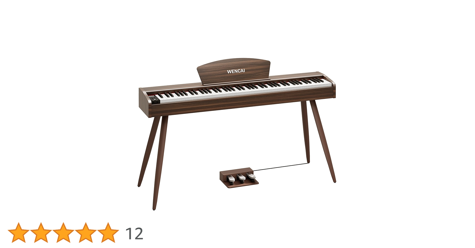 Amazon | WENCAI 電子ピアノ 88鍵盤 ハンマーアクッション鍵盤