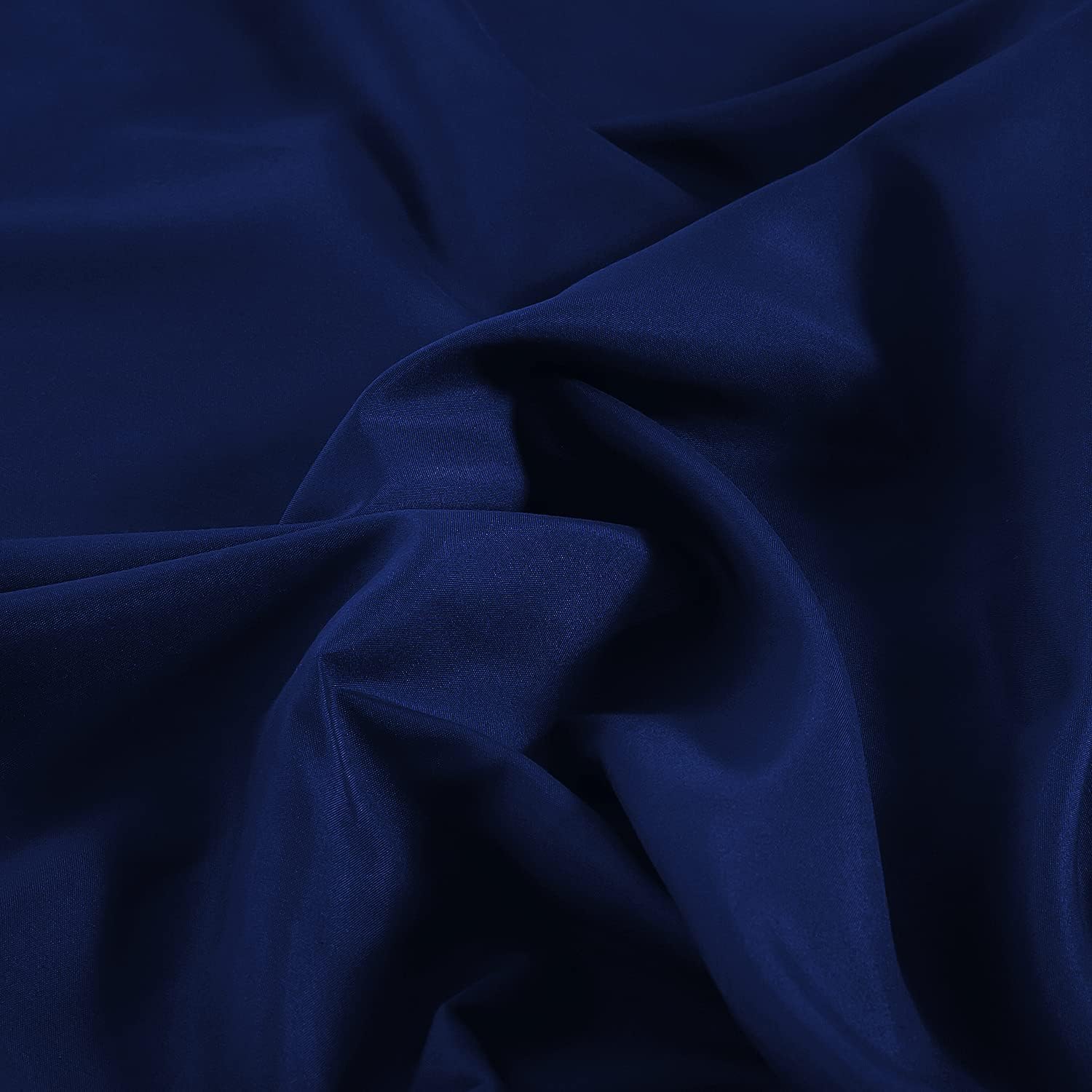 Lirex 2-Pack Queen Size Flat Sheet Set, Ultra-Soft Brushed 1800 Microfiber, Breathable & Wrinkle-Free, Machine Washable (Navy Blue)