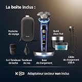 Philips Rasoir i9000 Prestige Ultra, Rasoir électrique 100% étanche, Technologie Skin IQ Pro, Système Triple Lift & Cut, Lames de précision NanoTech rotatives 360°, 5 modes de rasage, XP9401/38 - 8