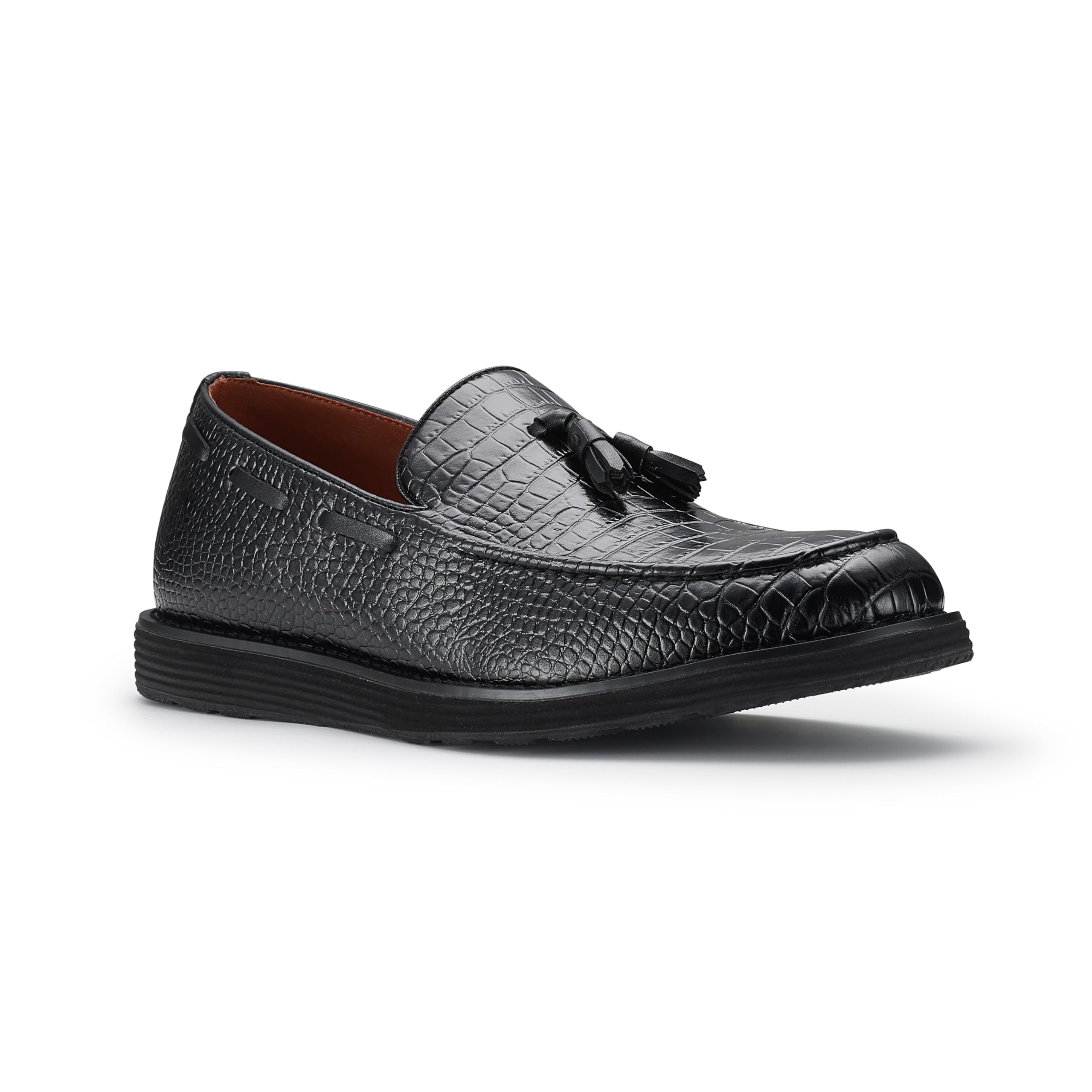 Ferro Aldo Men's Premium Moc Toe Loafers | Casual &amp; Dress Styles with Tassels &amp; Horsebit Buckles