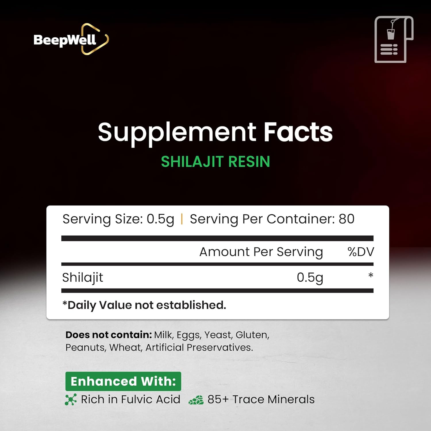 Shilajit Resin/Capsule Himalayan Pure Natural Vitality Boosters with Adaptogens Energy & Wellness Natural Supplement