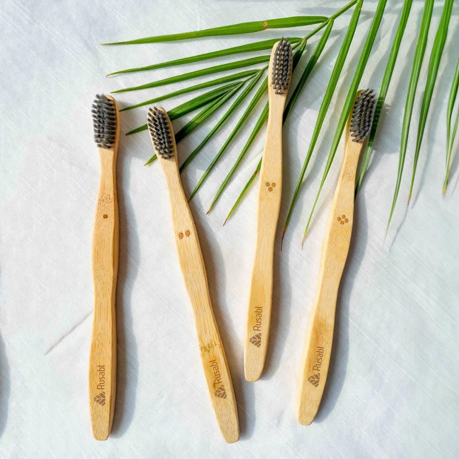 Bamboo Toothbrush (Pack of 4)