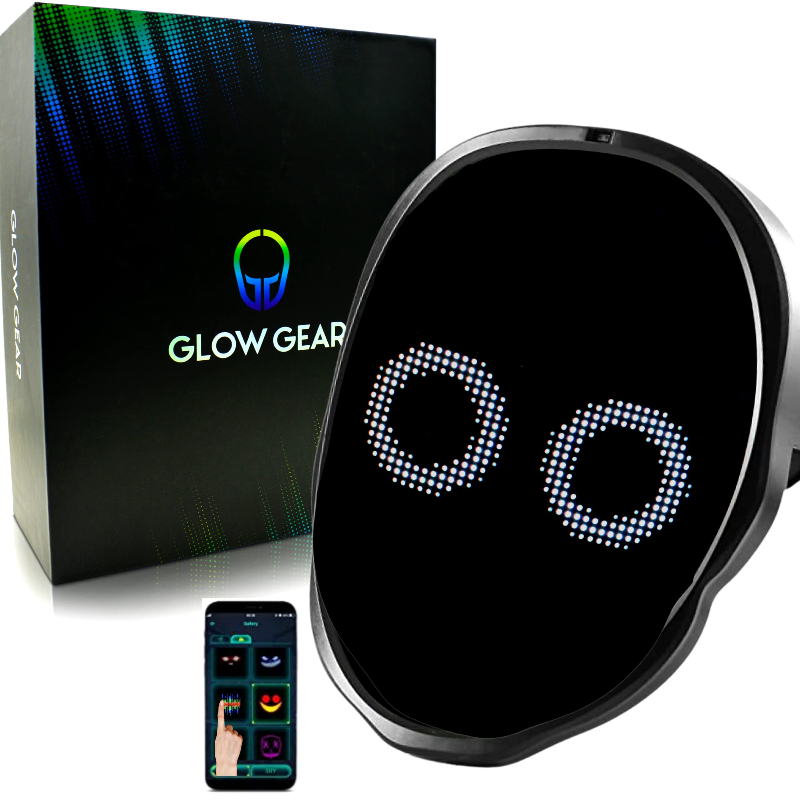 Buy Face Transforming LED Electronic Changing Facial Cover with