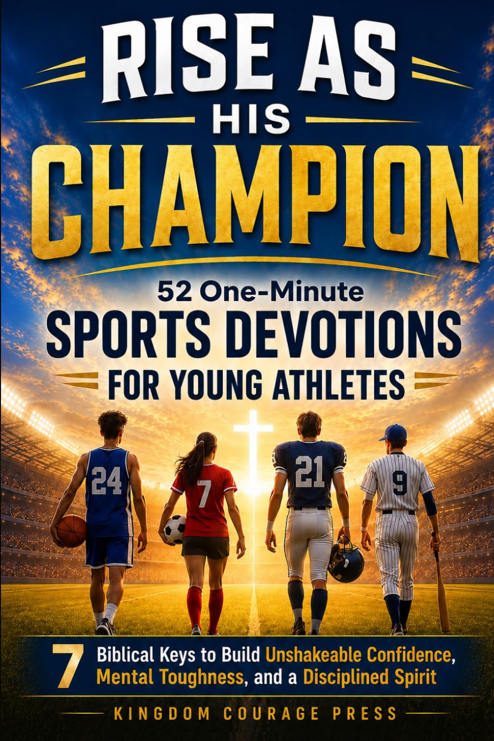 Rise as His Champion: 52 One-Minute Sports Devotions for Young Athletes: 7 Biblical Keys to Build Unshakeable Confidence, Mental Toughness, and a Disciplined Spirit