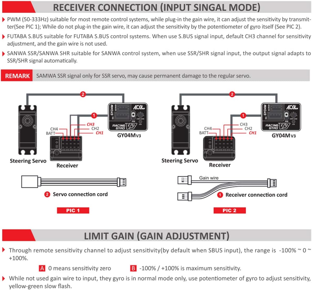 AGFRC Mini Z Gyros - Mini Gyros for Drifting Mini-Z Car / Full Aluminum 4Gram Precision RC Gyro Set for Competition Grade RC Drifting (GY04M V3) : Toys & Games