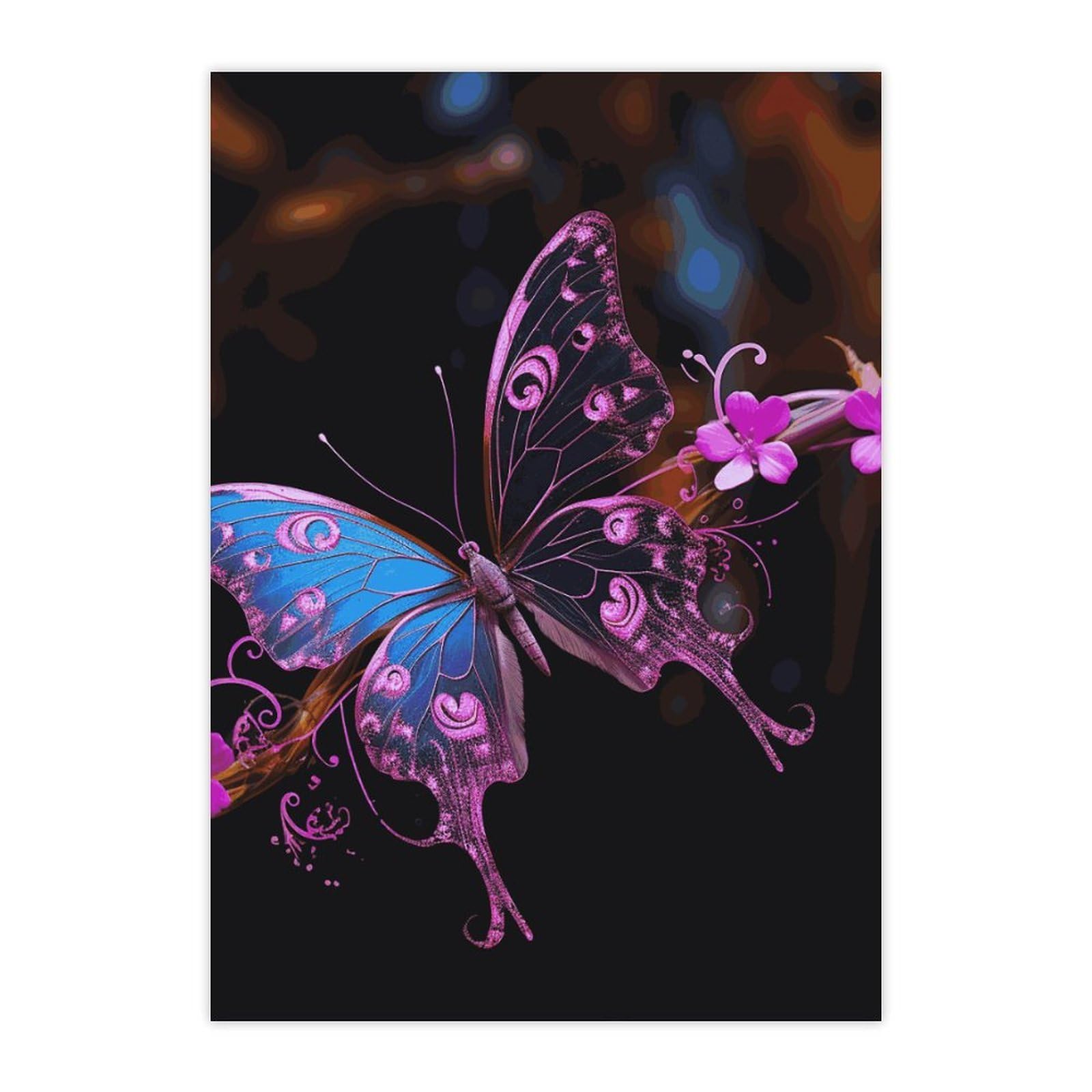 Stickers imperméables papillon haute résistance pour bouteille d'eau