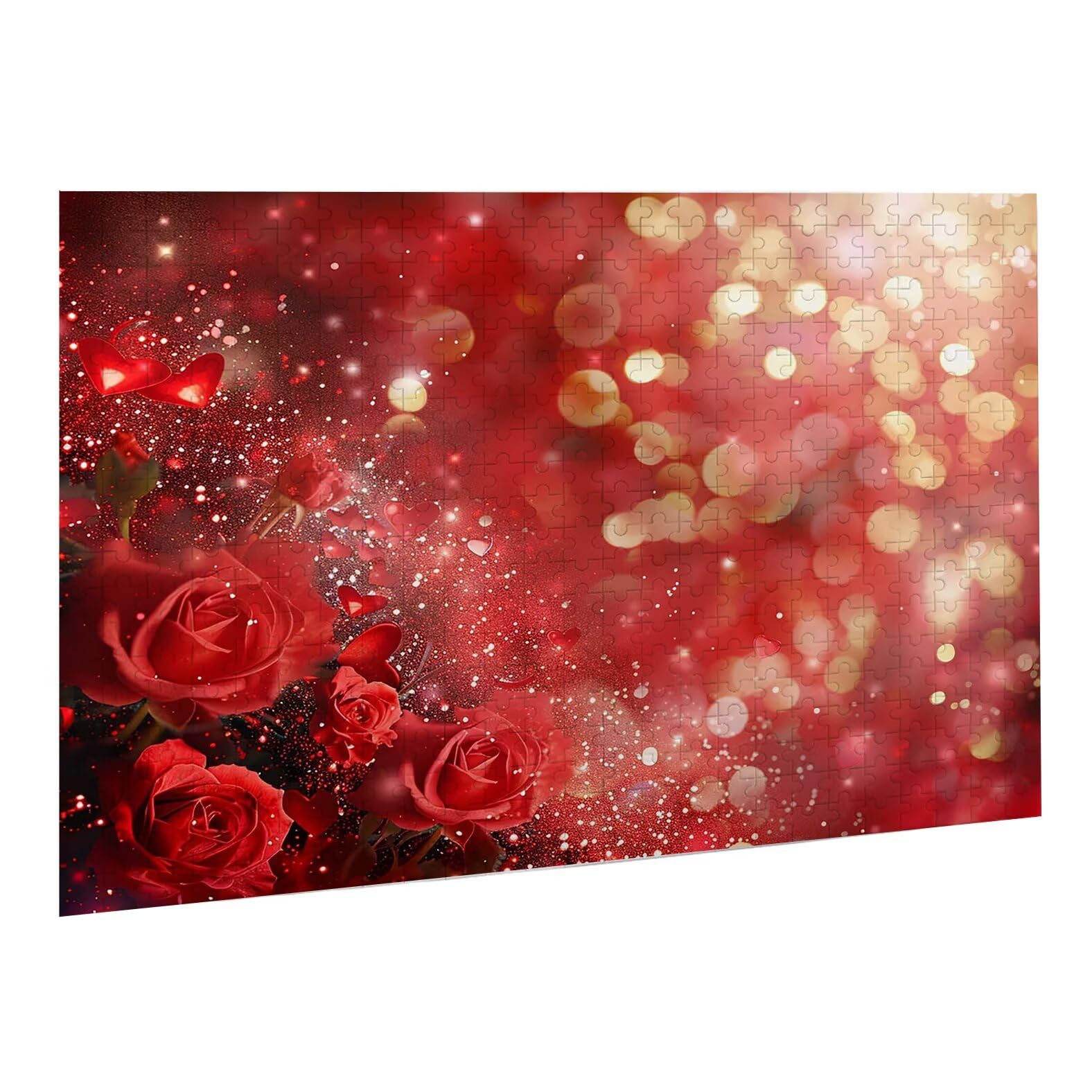 Jigsaw Puzzle, 6000 Pezzi Puzzle Classici, Rosso Puzzle Rilassamento Intelligence, Mpossibile Difficile Puzzles impegnativo per adulti Puzzles per Gioco Familiare, Regalo per Amore Amico Rosa K0F-135