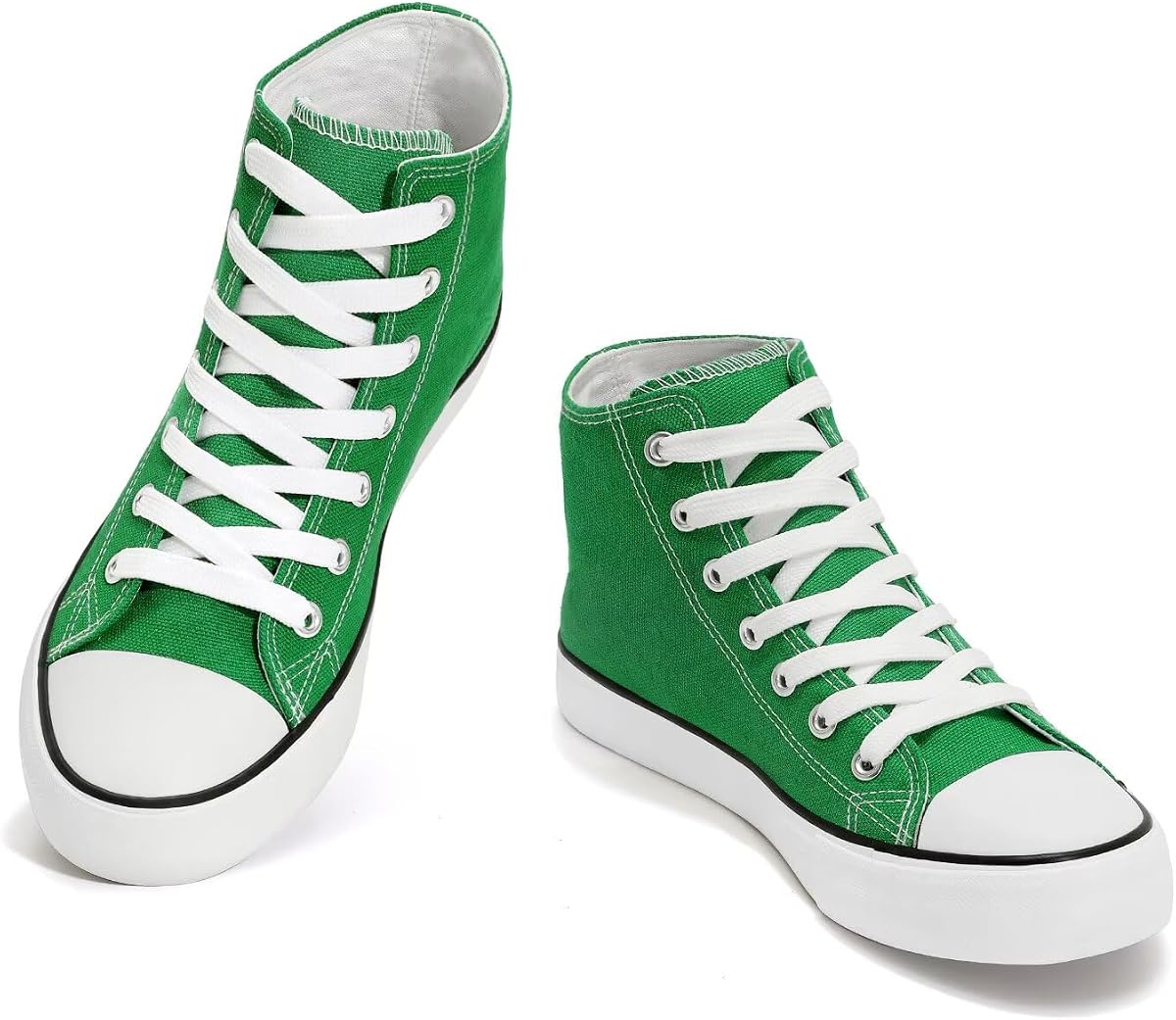 Zapatillas de deporte de lona para mujer, con cordones, zapatos de tenis de moda para mujer, zapatos casuales clásicos para caminar para uso diario