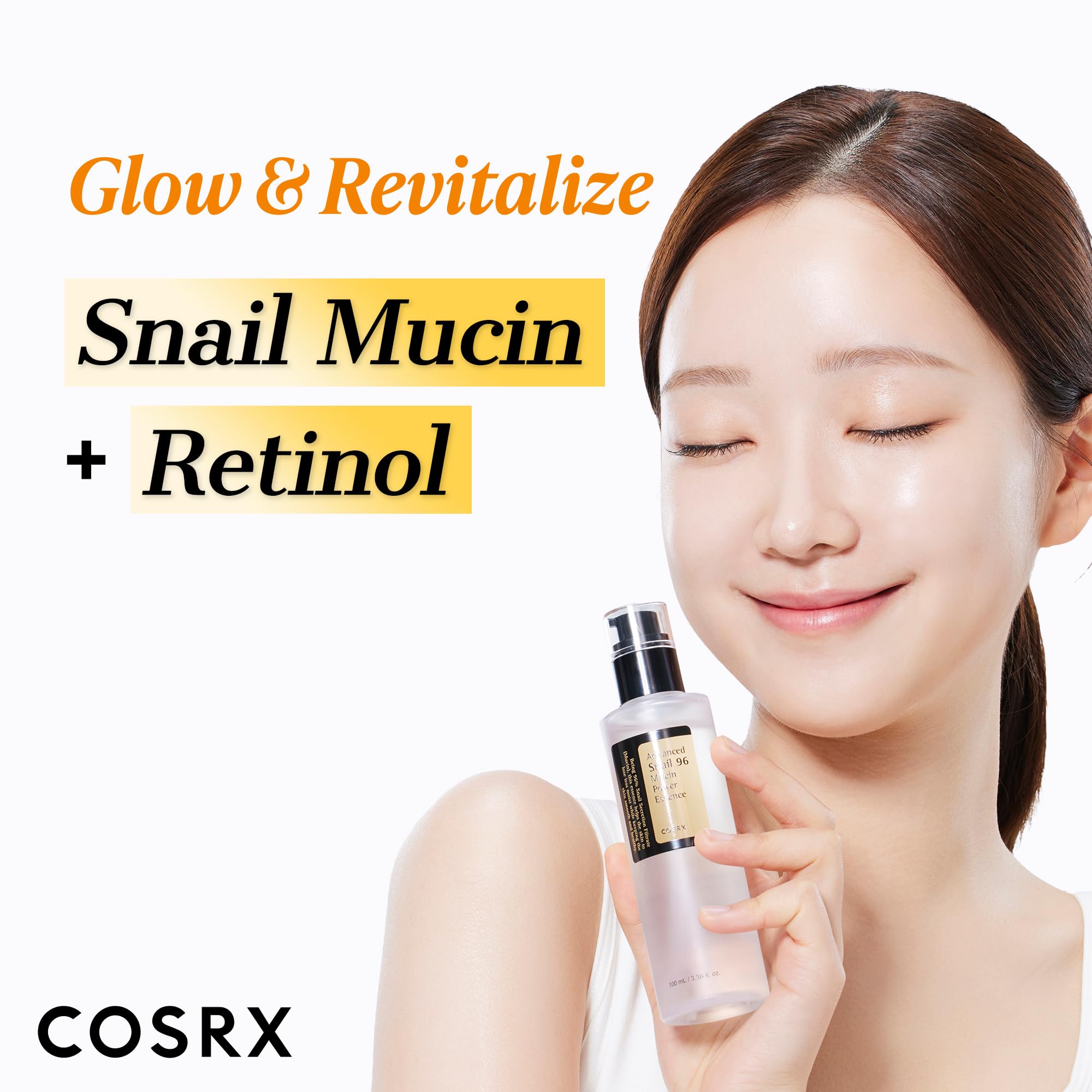 COSRX Snail 96% Mucin Essence 2ea & Retinol 0.1% Cream Mini Sample 1ea