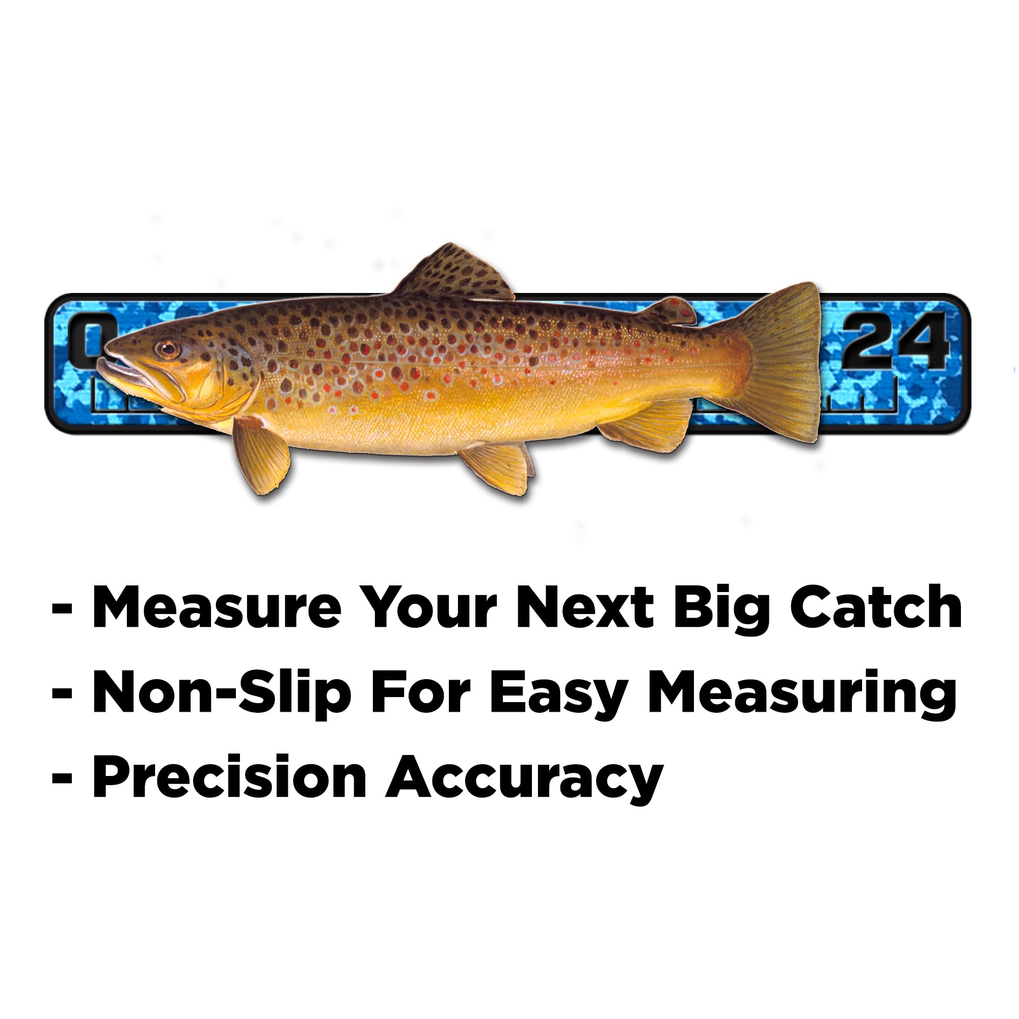 Trout Gray Seadek Fish Ruler Seadek Fishing Ruler SeaDek 36