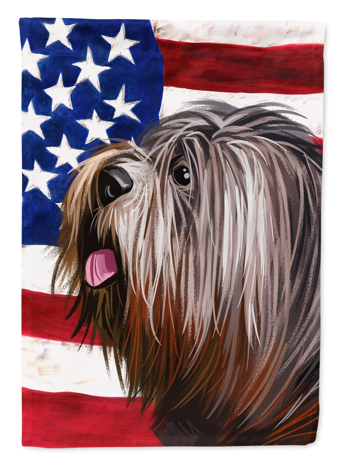 Descarga Cachorro De Golden Retriever Con Bandera Americana Citas En Línea - Creative Fabrica