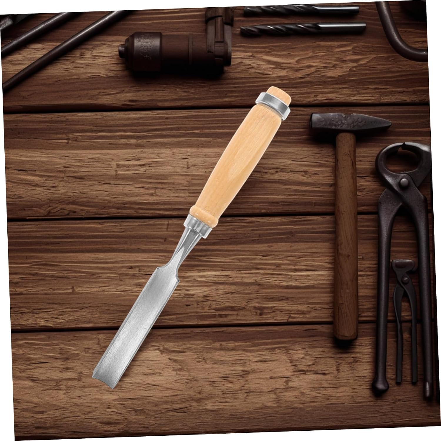 STOBOK 1PC Semicircle Wood Carving Chisel Professional Sculptural Tool for Woodworking Polished Finish for Precision Carving Softwood Hardwood Projects