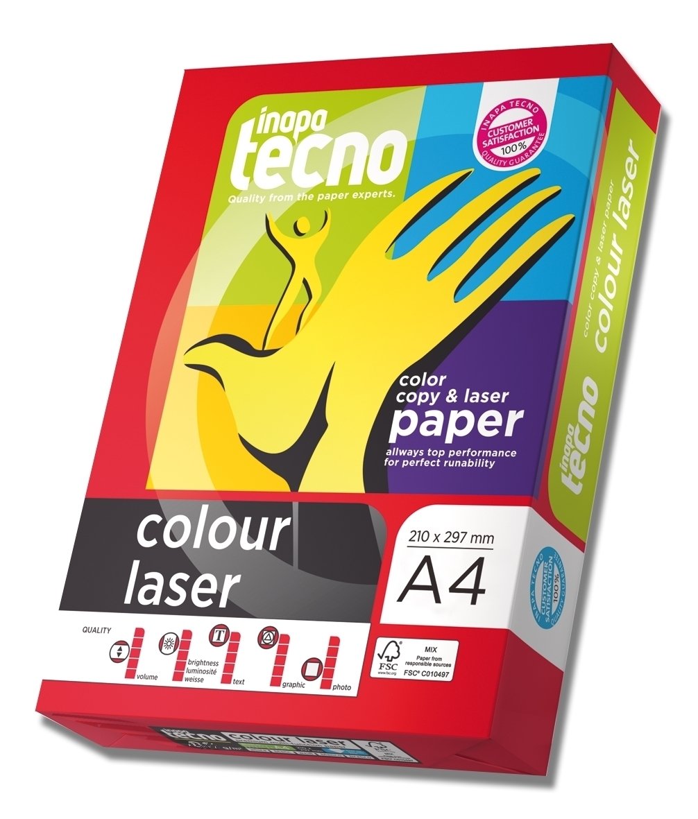 inapa tecno/100 10 00 1 Colour Laser Paper A4 100 g/m² 500 Sheets White