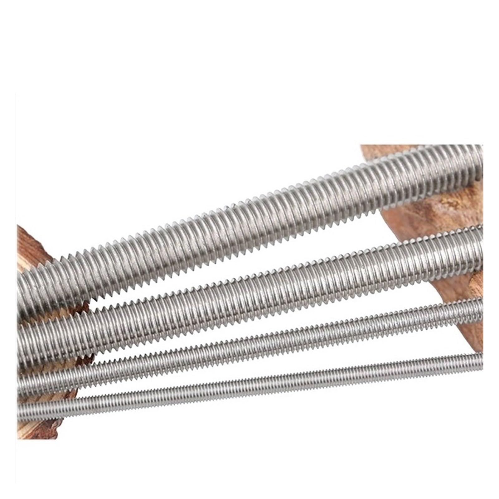 Śruba dwugłowicowa ze stali nierdzewnej, Śruby dwustronne Pręt gwintowany Stal nierdzewna DIN975 M8 M10 M12 5/20 szt. 30-150 mm(M12 (5pcs),120mm)