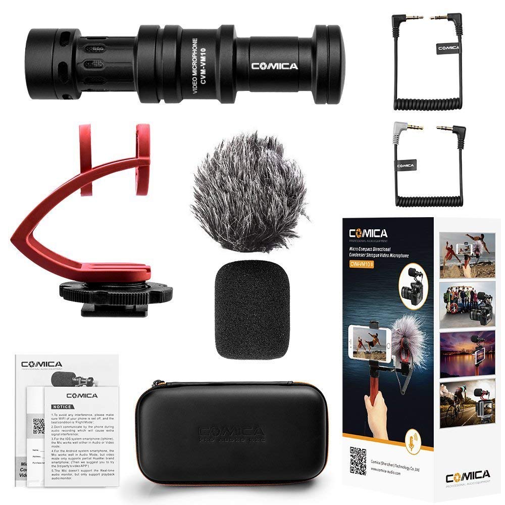 comica CVM-VM10II Mini Microphone pour Appareil Photo