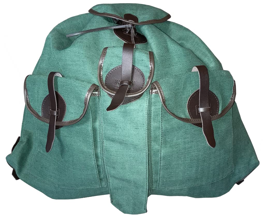 Jagdrucksack Leinen, schilfgrün, Die Lautlosen