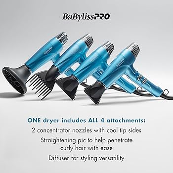 Amazon.com: BaBylissPRO Hair Dryer, Nano Titanium Dual Ionic