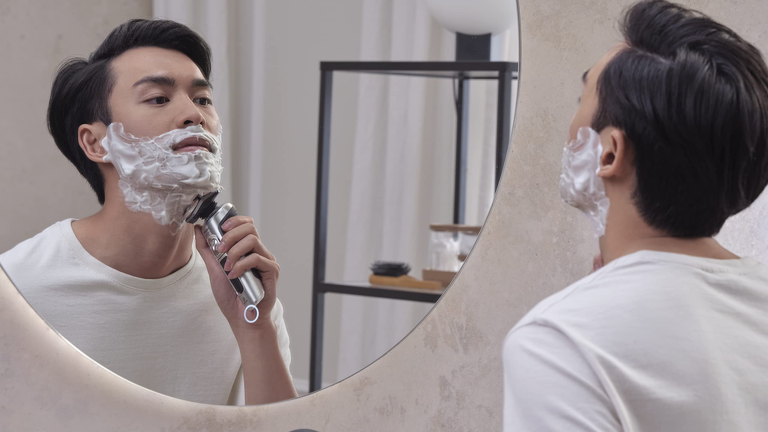 Image secondaire de Rasoir Électrique Philips S9000 Prestige avec Tondeuse et Socle de Recharge Qi