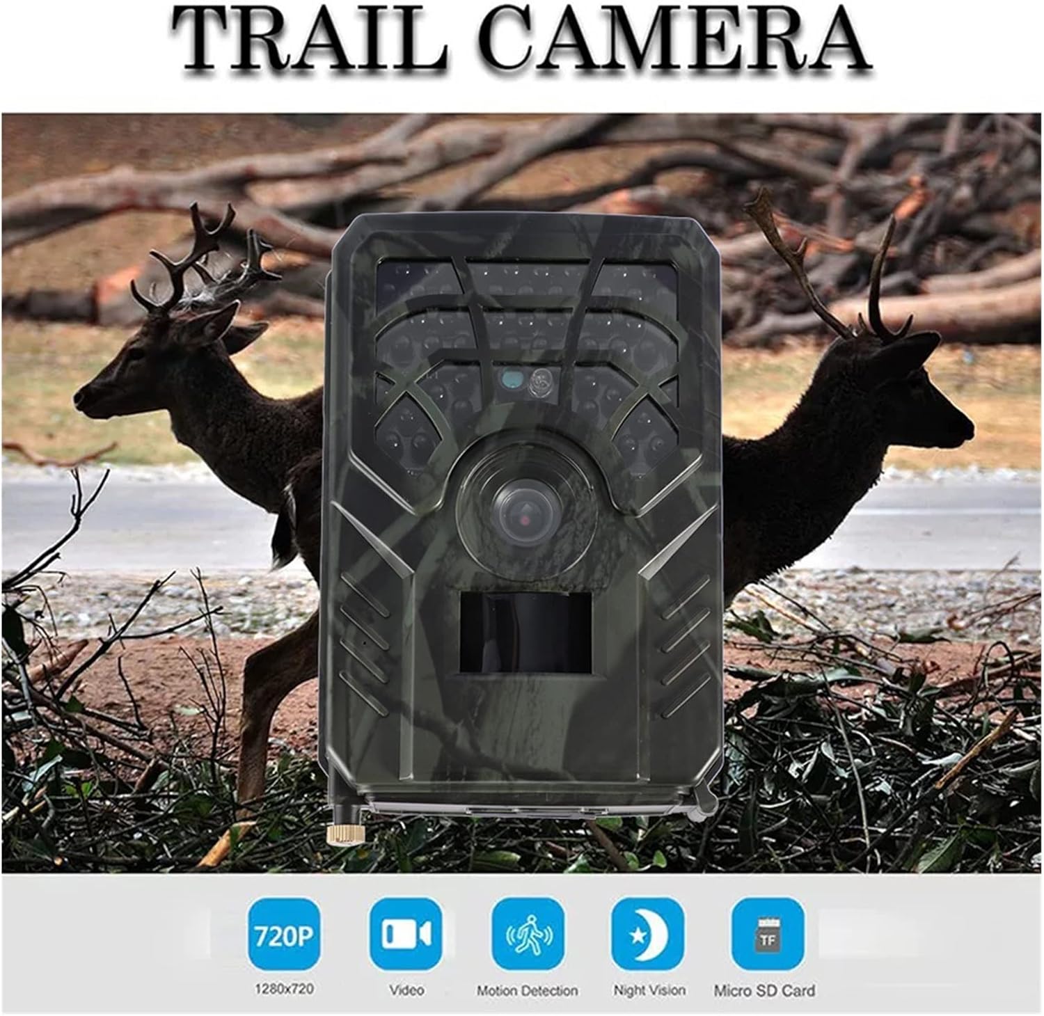 防犯カメラ Pr300c Wifi野生動物証跡カメラ防水 P赤外線狩猟ゲームカメラナイトビジョンワイヤレス監視追跡カメラ Color Gray B09mqzqr25 K4z スタンダード型防犯カメラ