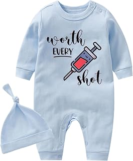 Baby Twins Bodysuit Worth Every Shot Infant Unisex Baby Boy Girl Romper Jumpsuit Outfits
