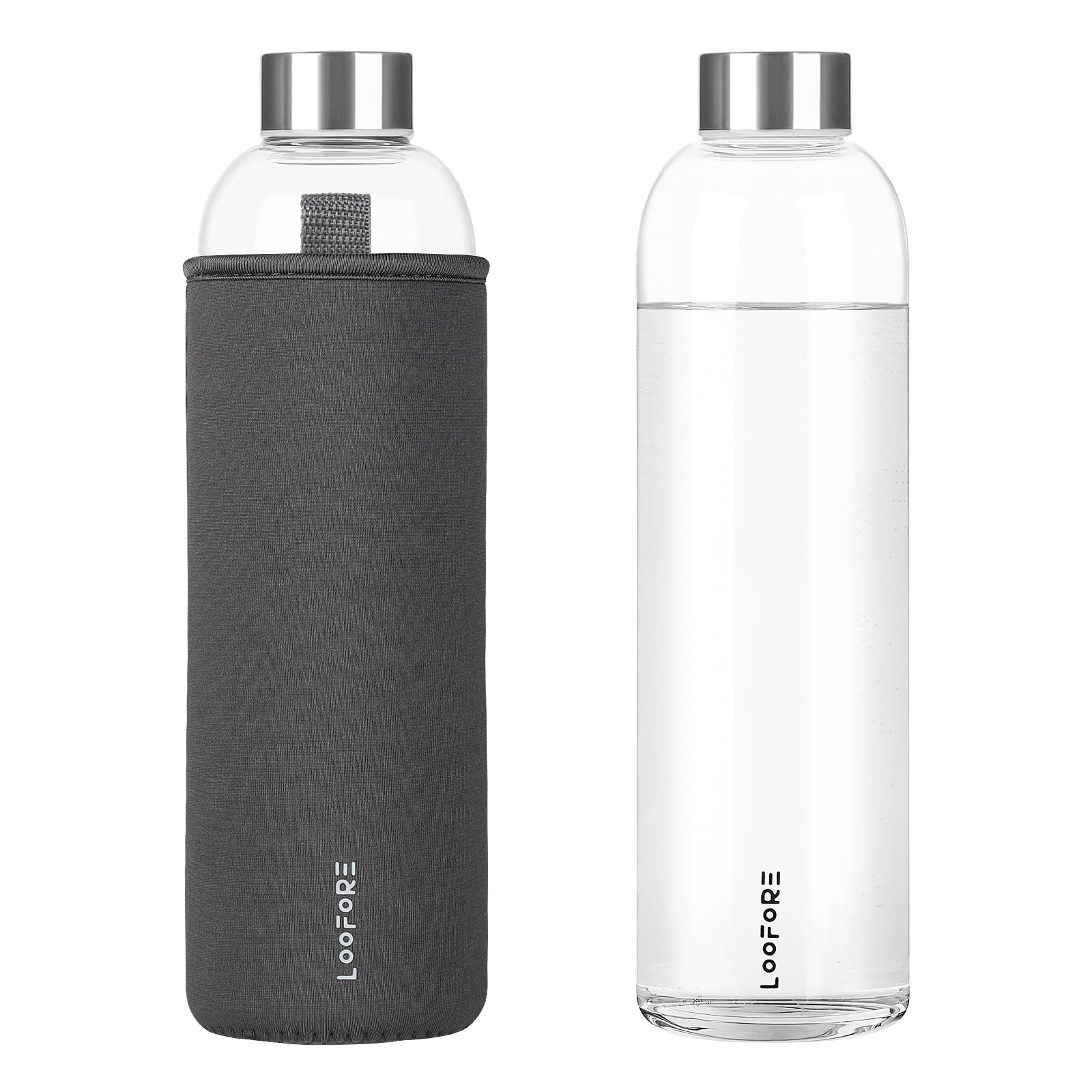 LOOFORE Glasflasche 1 L