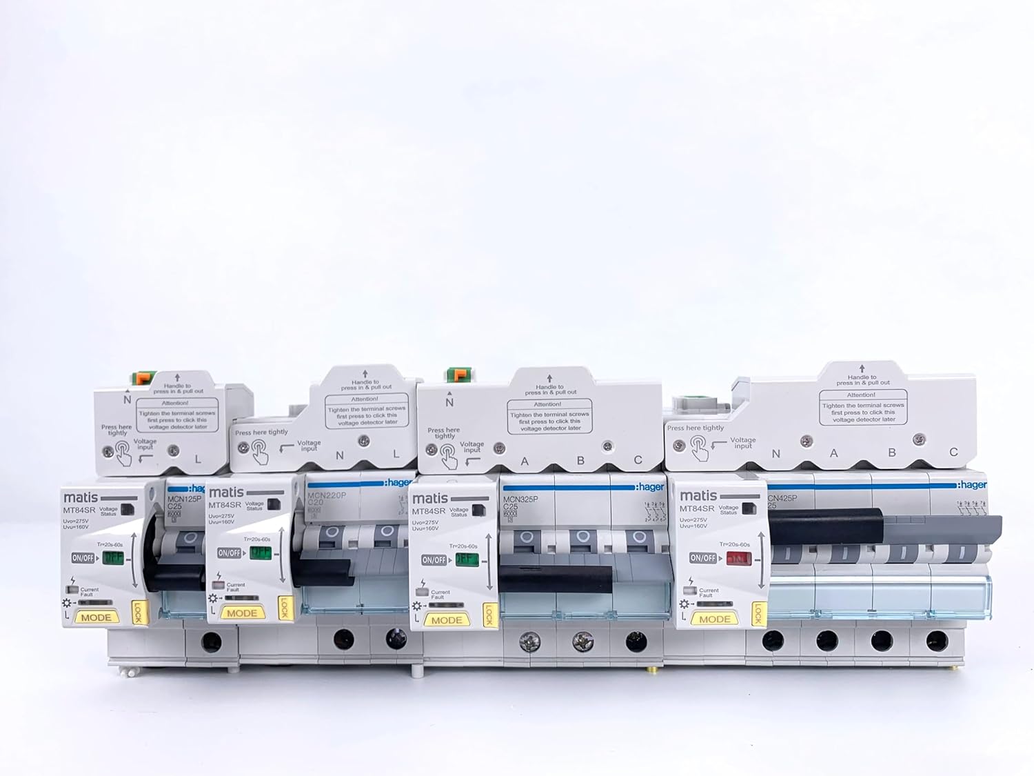 MT84SR テクノロジー 過電圧保護 自動リクローザー 1P C25 MCB サーキットブレーカー付き(6年、2)