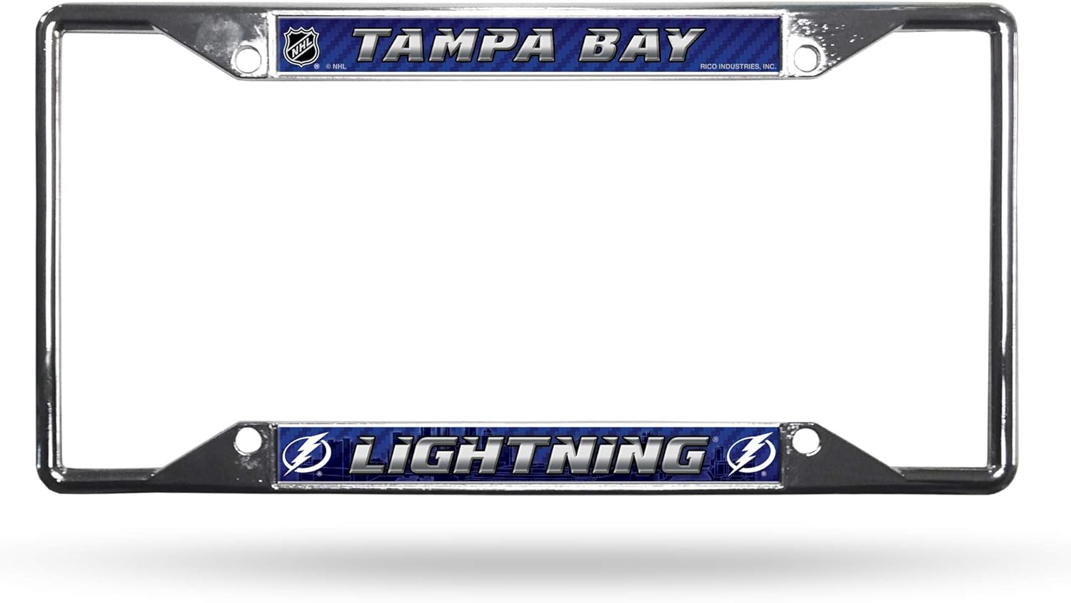 Rico Industries NHL Fan Shop Easy View Chrome License Plate Frame