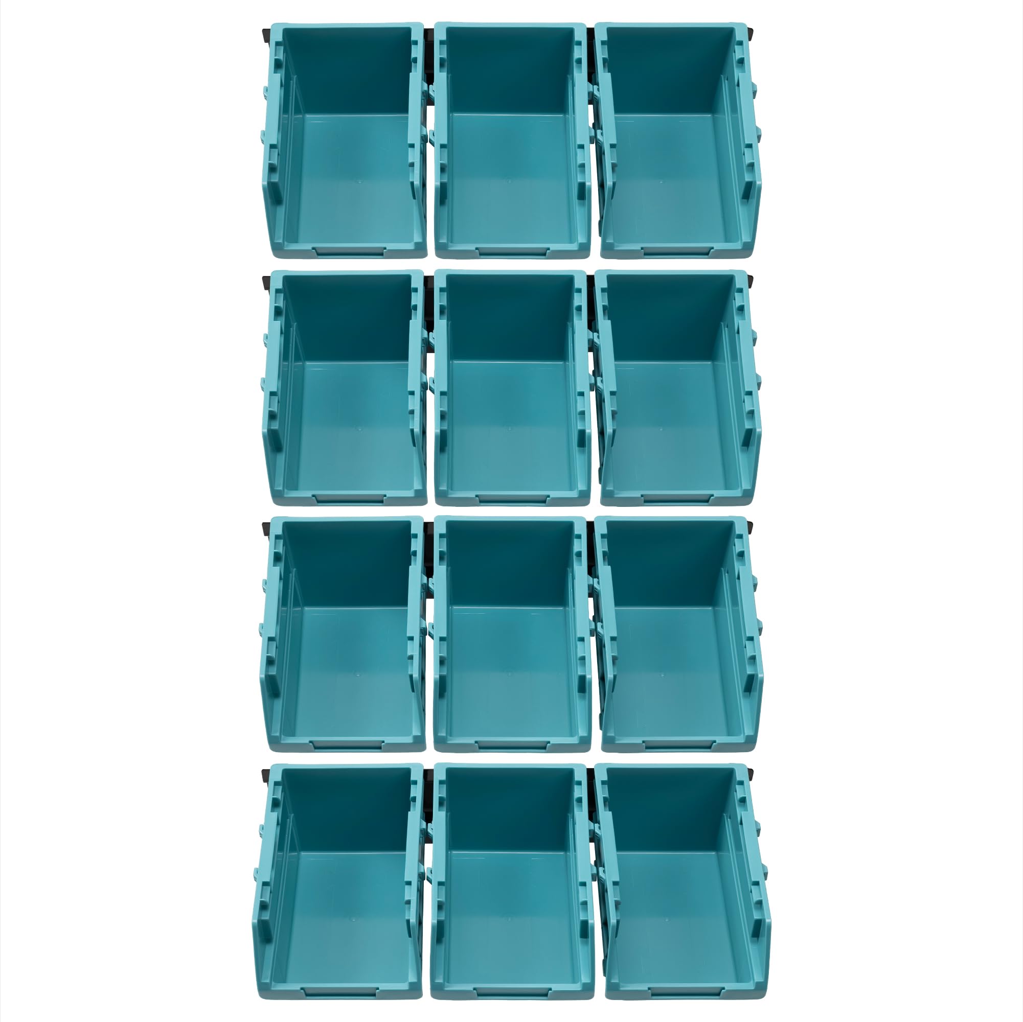 Navaris Organizador Herramientas Pared - Set 12x Gavetas de Plastico para Almacenaje Herramientas Taller Tornillos - Organizador Pared para Taller Garaje