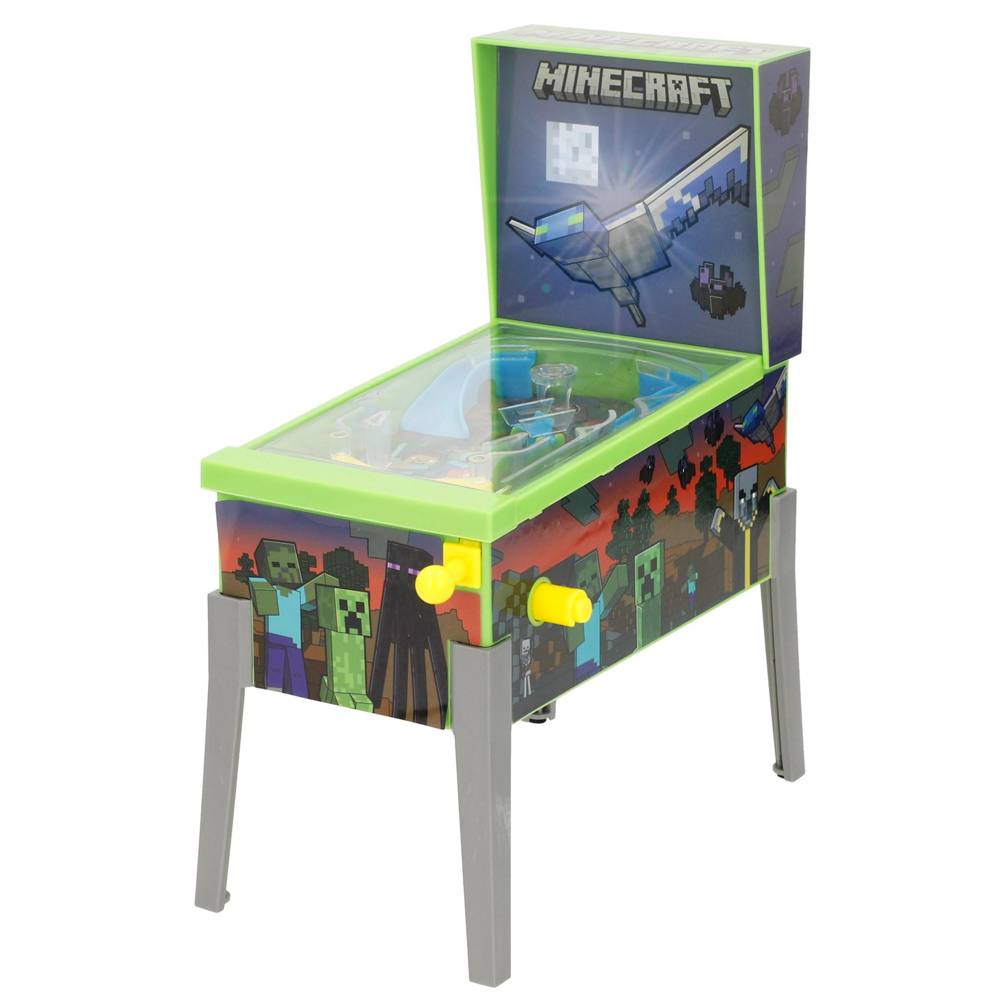 ColorBaby Minecraft Mini Pinball Arcade de Mesa, Luces y Sonido, Dibujos Animados, Juegos de Mesa, Juguetes Retro, Juguete coleccionismo, Recomendado Adultos y niños +3 años (77712)