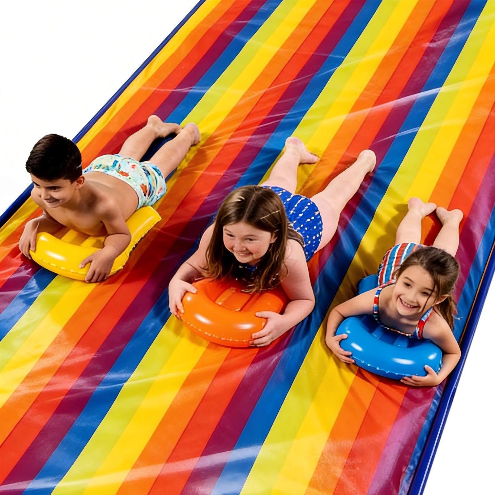 Gra Ogrodowa Zjeżdżalnia Kolorowa Mata Do Gier Na Trawniku | Zjeżdżalnia Ogrodowa Dla Dzieci Dla Dzieci Chłopców Dziewczyn Młodzieży Na Podwórko I Do Parku