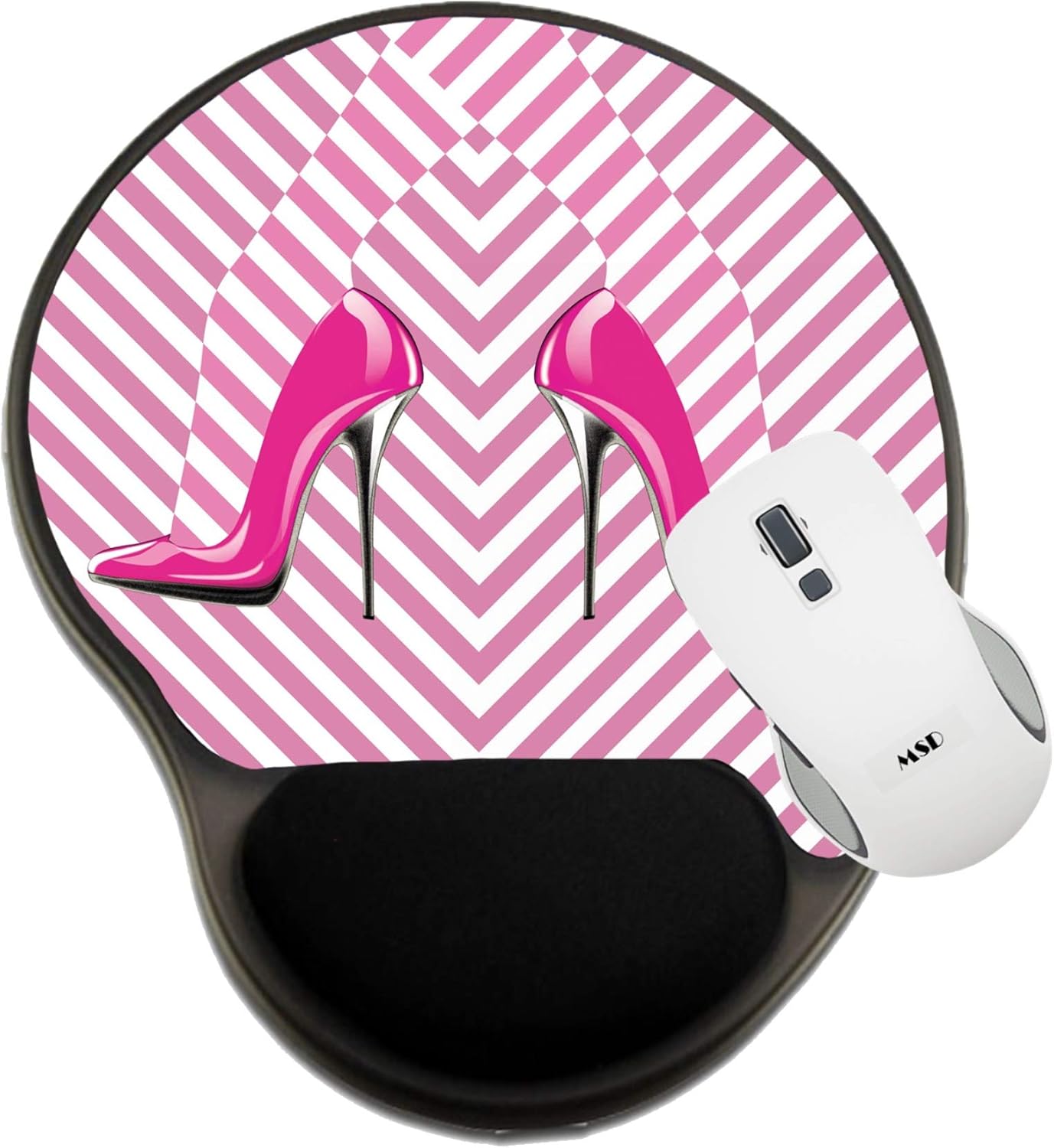 MSD Mousepad Wrist Rest Protected Mouse Pads, Mat with Wrist Support, Image ID 33281251 Icon Women s Shoe High Heels Line