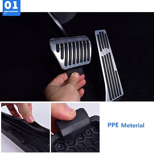 Miniatura 3 de Jaronx Compatible con fundas de pedal BMW, almohadillas de pedal sin taladro, compatibles con BMW Sport Package, 1 2 3 5 6 7 8 X3 X4 X5 X6 X7 Z4F40