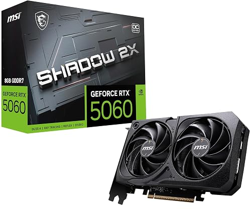 MSI Gaming RTX 5060 8G Shadow OC Graphics Card