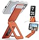 MOFT 七変化マルチスタンド 【全機種対応/アイアンリング付き 】 MOVAS iPhone16 スタンド 16/154/13/12 シリーズ マグネット スマホスタンド MagSafe対応 多角度調節 薄型軽量 折り畳み式 ミニマリスト 全機種対応 (サンライズオレンジ, カード収納付きタイプ)