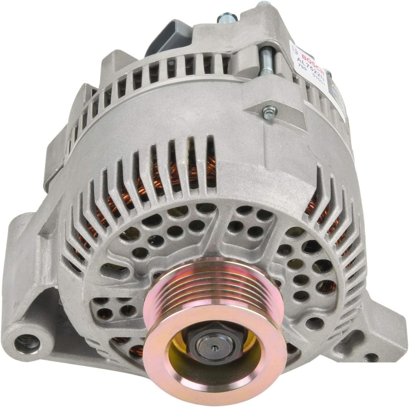 Bosch Automotive AL7522N Premium 100% New Alternator - Compatible With Select Ford E-150, E-250, E-350, Econoline, Club Wagon, F-150, F-250, F-350; 95 Amp