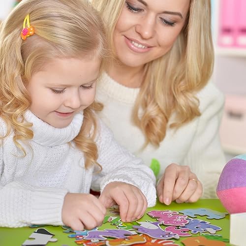 Miniatura 9 de Montessori - Rompecabezas de madera para niños de 3 a 5 años, paquete de 3 con 18 formas, paquete de juguetes educativos para niños y niñas de 3