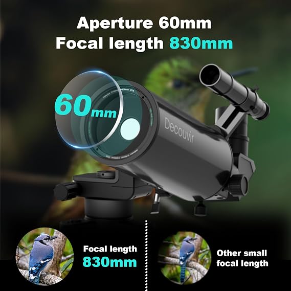 Maksutov-Cassegrain Telescopes for Adults Astronomy, 80-90mm Aperture 850-1250mm Catadioptric Compound Telescope, Compact Portable Travel Telescope, w. Pro Tripod & Phone Adapter (60830)